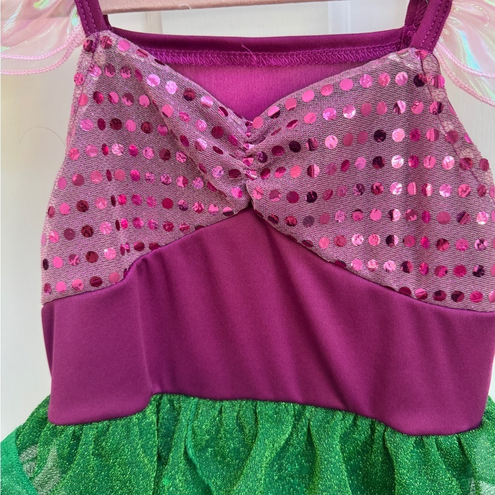 NWOT CUSTOM MADE Girls Size 6 Little Mermaid Ariel Princess Costume Dress Up - Picture 3 of 7